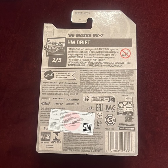 HOT WHEELS 95 MAZDA RX7 - Picture 2 of 2